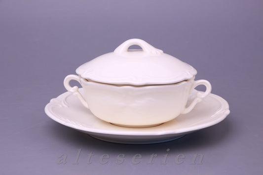 Suppentasse mit Untere mit Deckel