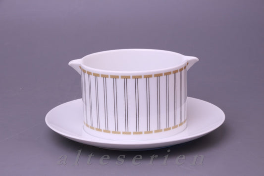 Sauciere mit Teller einteilig