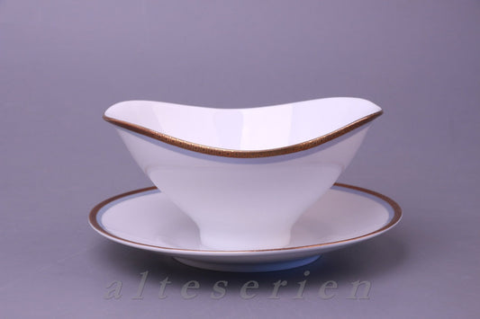 Sauciere mit Teller einteilig