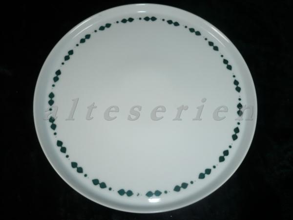 Kuchenteller mit scharfer Kante