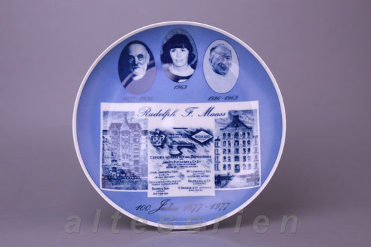 Sammelteller Rudolph Maas 100 Jahre