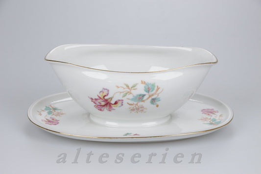 Sauciere mit Teller einteilig