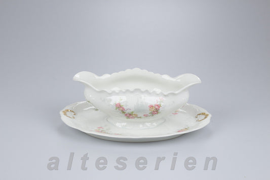 Sauciere mit Teller einteilig