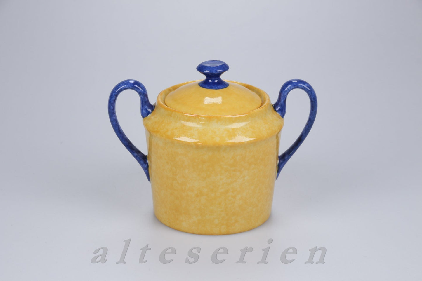 Zuckerdose blaue Henkel