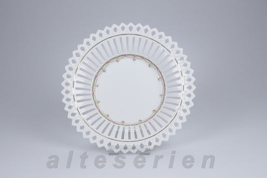 Servierschale rund mit Durchbruch Moosrose