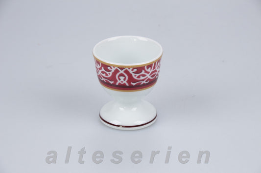 Eierbecher auf Fuß rot