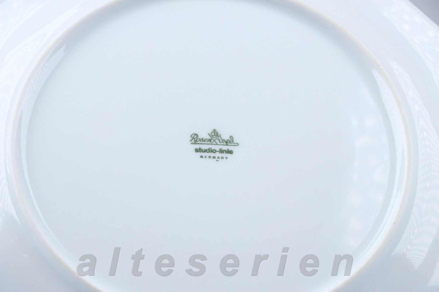 Speiseteller Welle blau