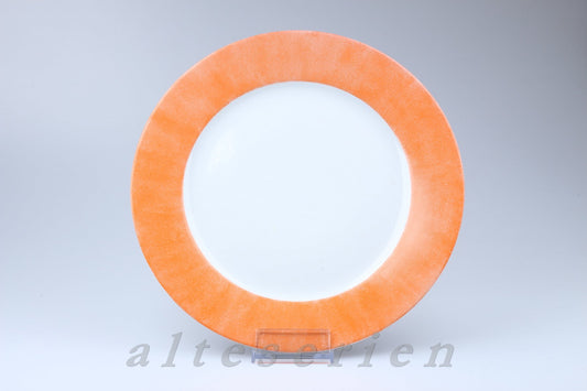 Platzteller orange marmoriert
