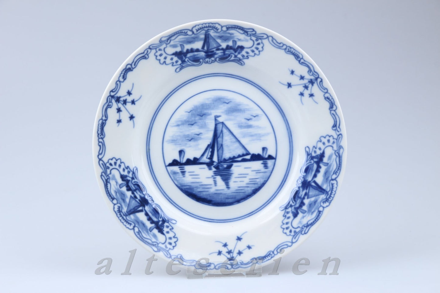 Kuchenteller Segelschiff