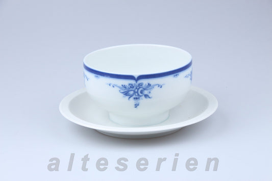 Sauciere mit Teller einteilig