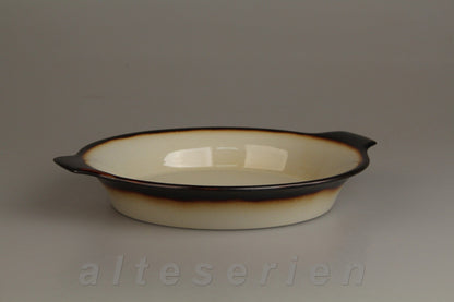 Auflaufform rund mit Griffen