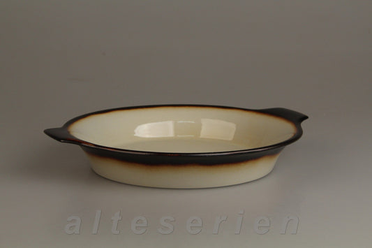 Auflaufform rund mit Griffen