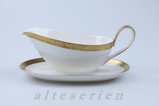 Sauciere mit Teller einteilig