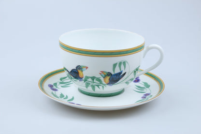 Frühstückstasse mit Untere Dekor Toucans