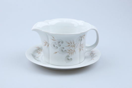 Sauciere mit Teller 2-tlg