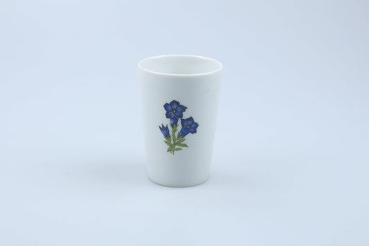 Kakaobecher Blumendekor