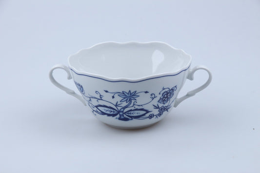 Suppentasse gewellter Rand