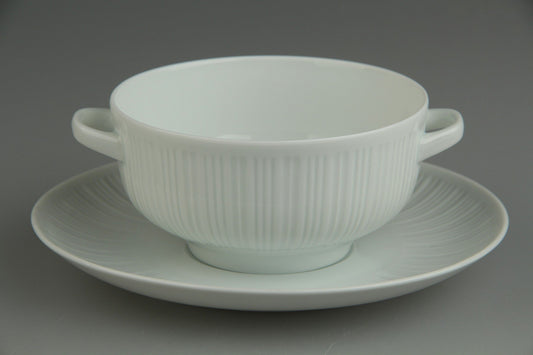 Suppentasse mit Untere Typ II weiß