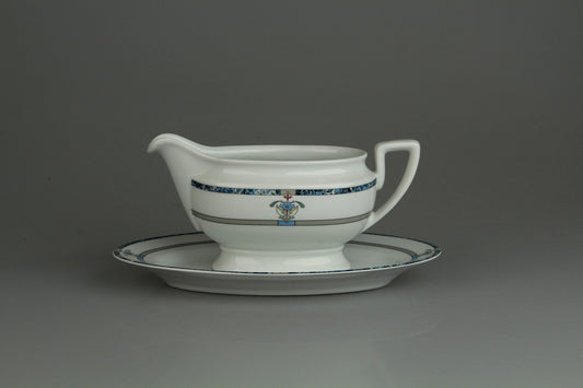 Sauciere mit Teller 2-tlg