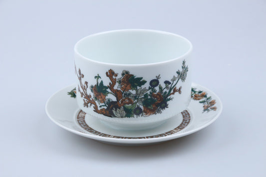 Sauciere mit Teller einteilig