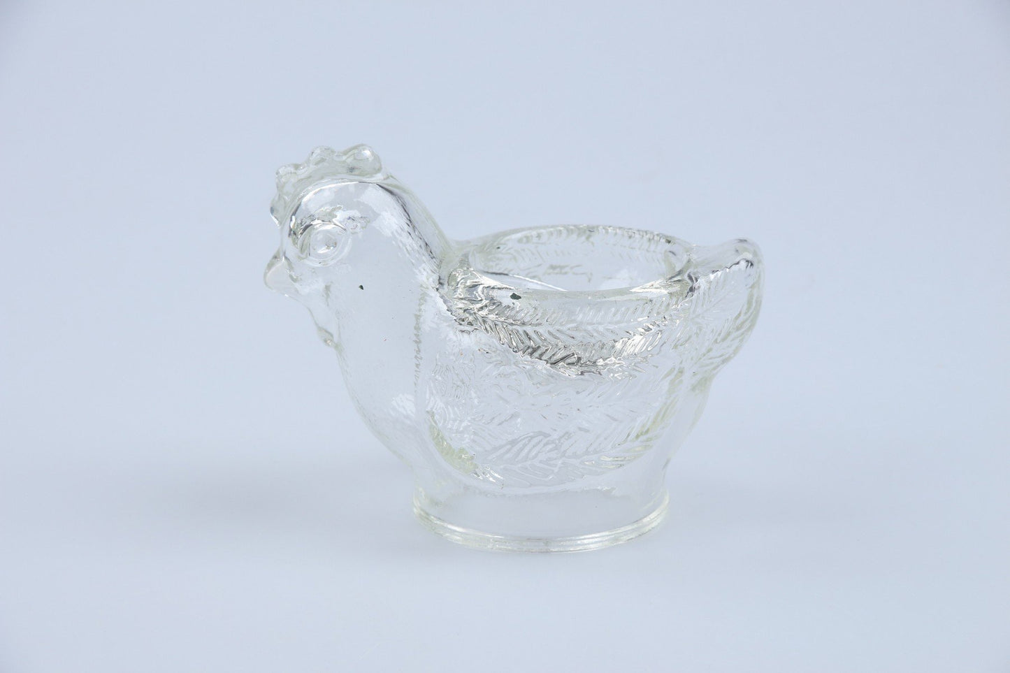 Eierbecher aus Glas Huhn