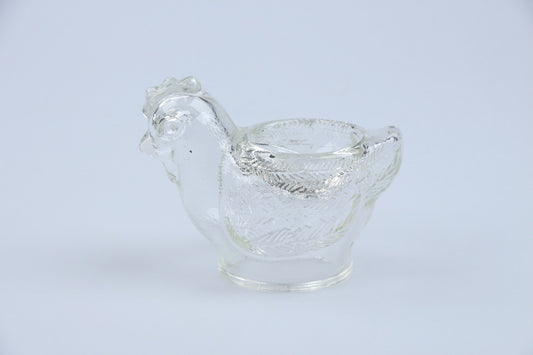 Eierbecher aus Glas Huhn