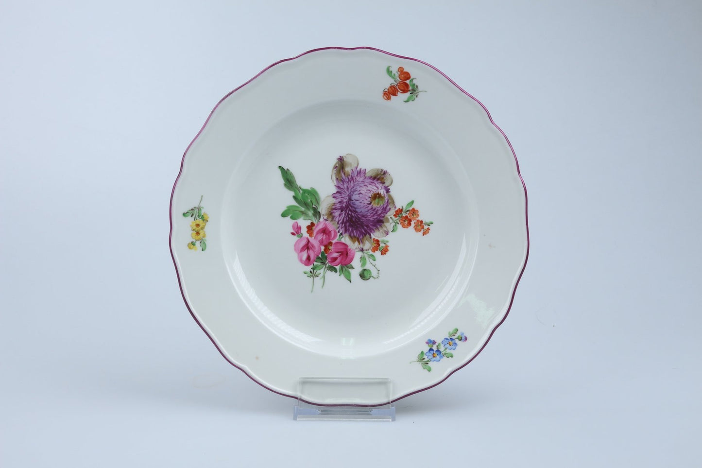 Speiseteller lila Rand Typ 1