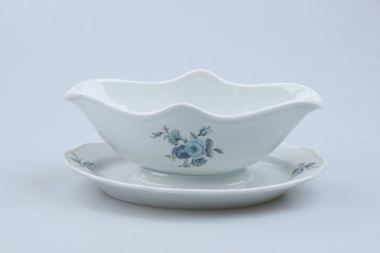 Sauciere mit Teller einteilig