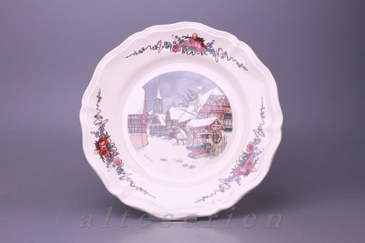 Suppenteller Winterdorf