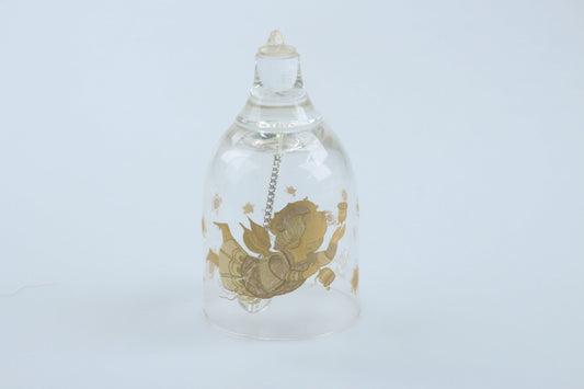 Weihnachts-Glocke in Glas