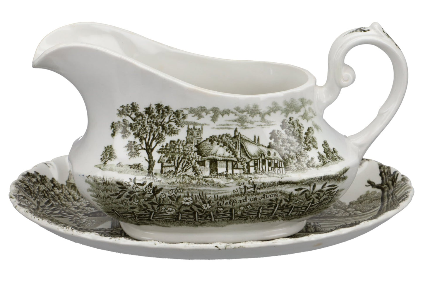 Sauciere mit Teller 2-tlg