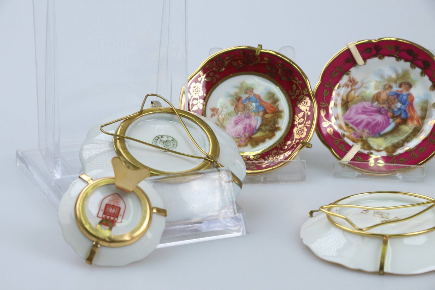 Minitellersammlung Mini Sammelteller 7 Stück