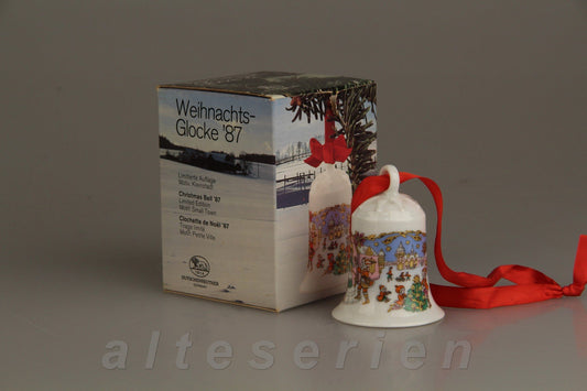 Weihnachtsglocke Motiv: Kleinstadt von 1987