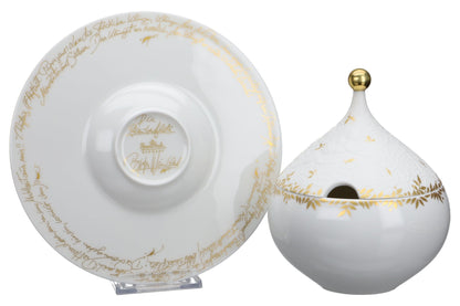 Sauciere mit Teller 3-tlg