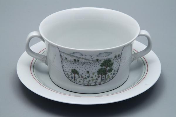 Suppentasse mit Untere