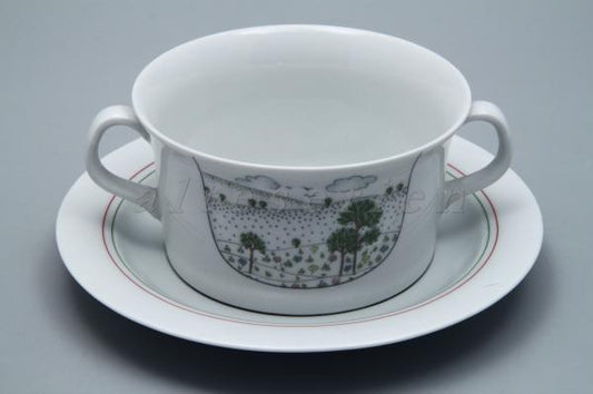 Suppentasse mit Untere