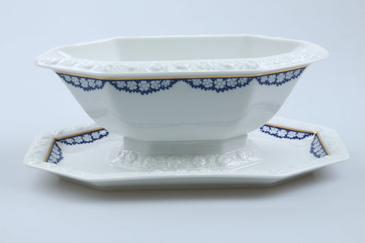 Sauciere mit Teller einteilig