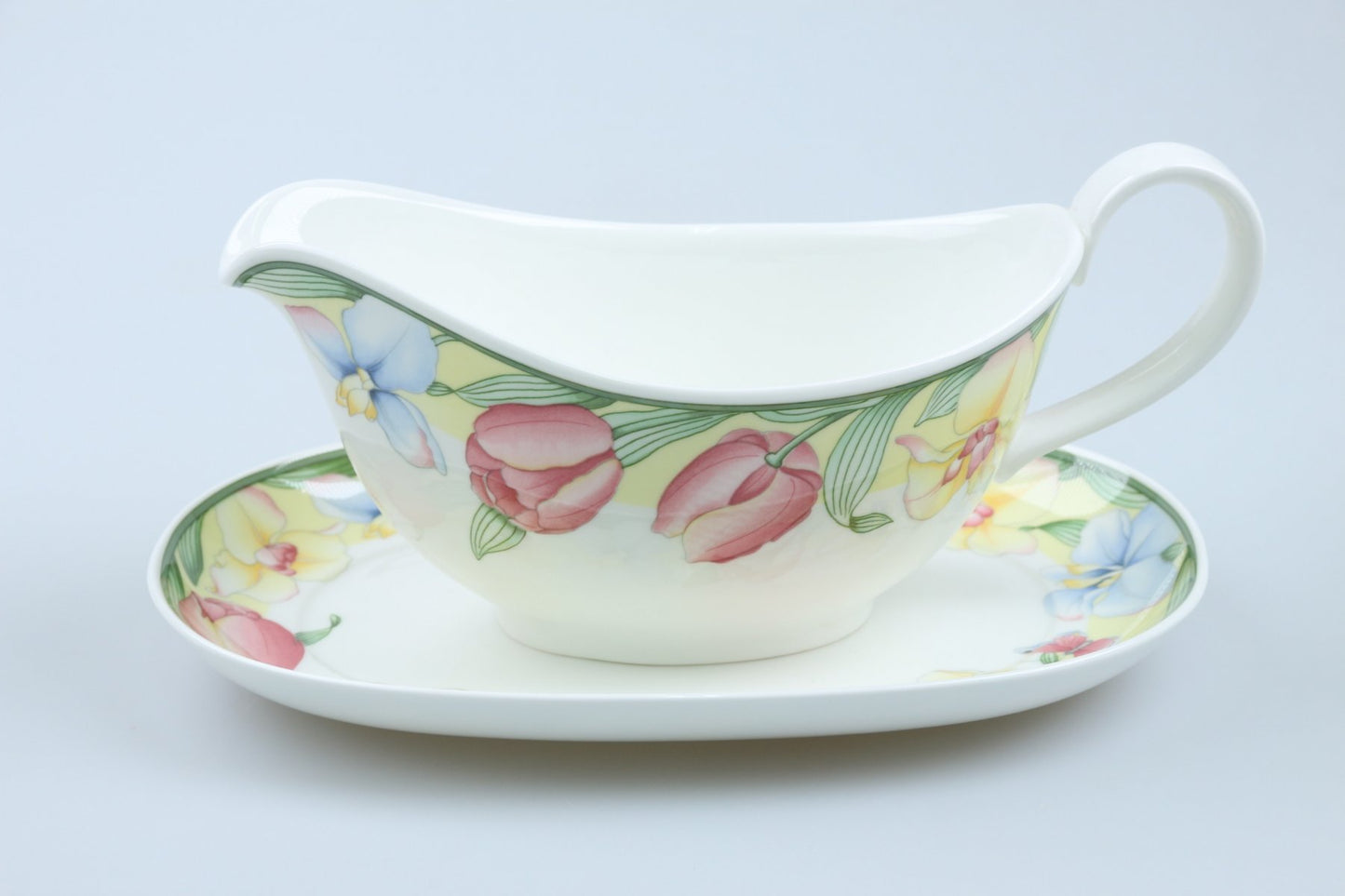 Sauciere mit Teller 2-tlg