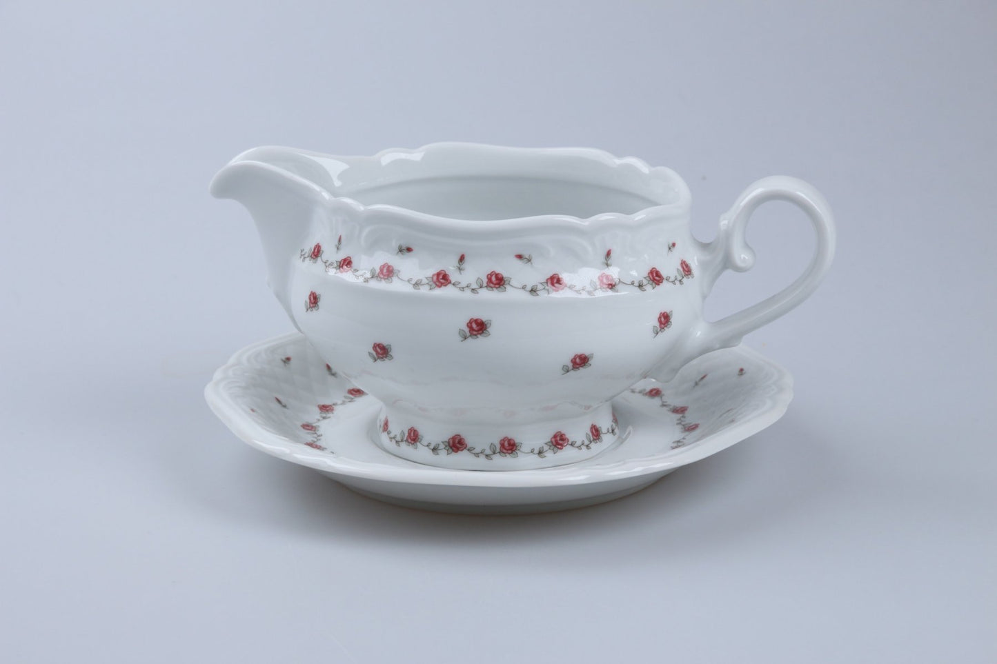 Sauciere mit Teller 2-tlg