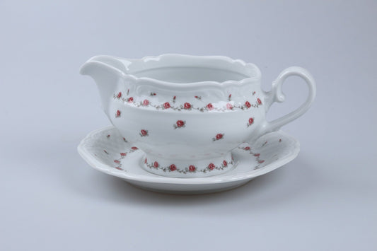 Sauciere mit Teller 2-tlg