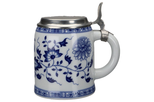 Bierkrug mit Zinndeckel