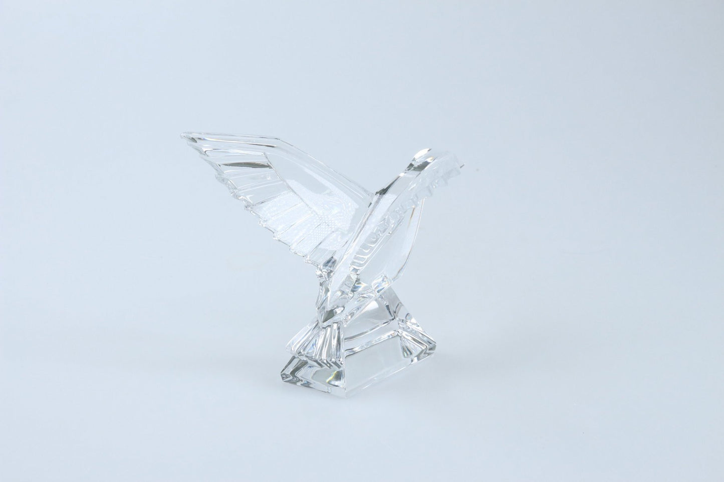 Glasfigur Wasservogel im Abflug