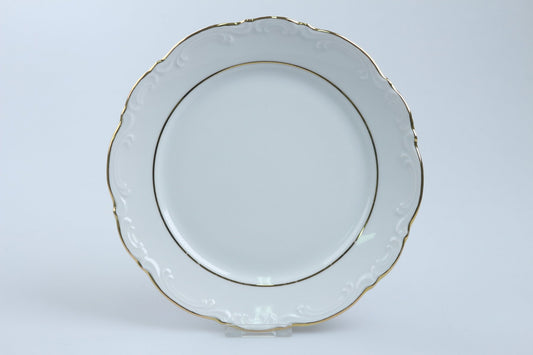 Kuchenteller mit Goldrand