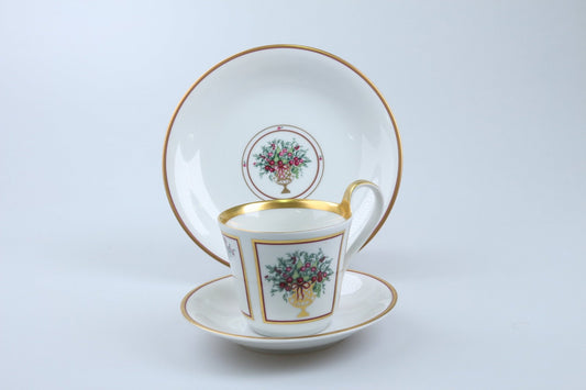 Kaffeetasse Untere + Kuchenteller Holly Ilex Fröhlich 3tlg.