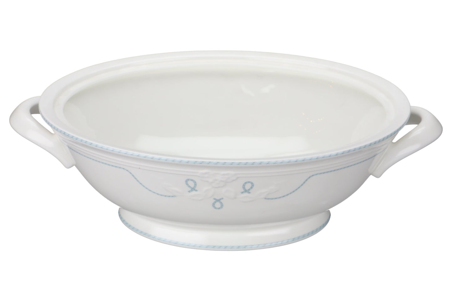Unterteil von Ragout Terrine oval Griffe rund