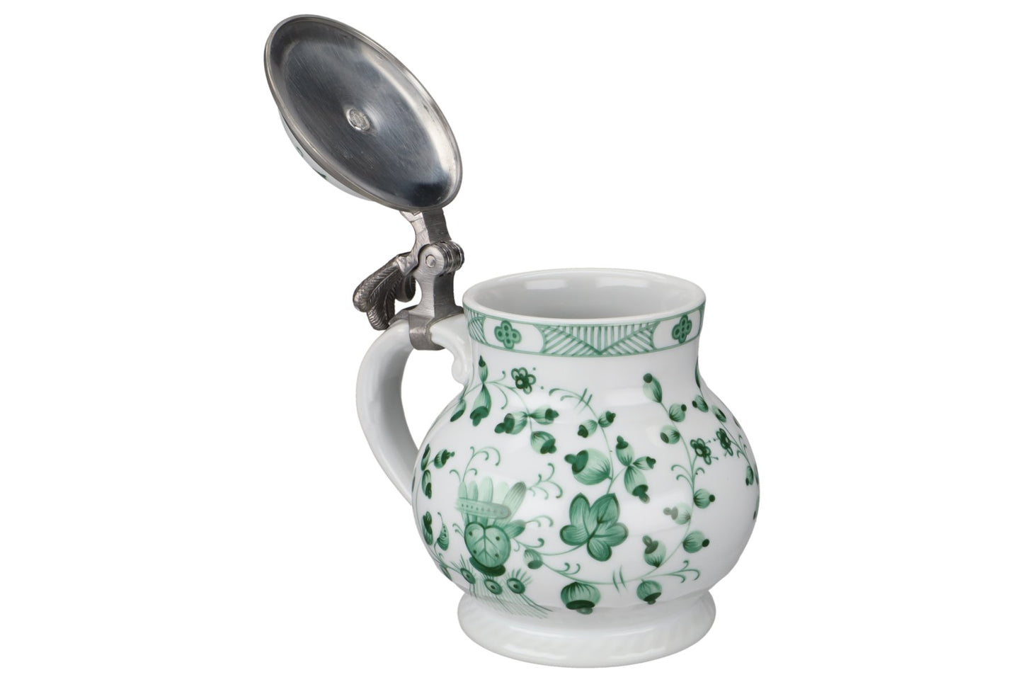 Bierkrug mit Deckel Indisch Grün