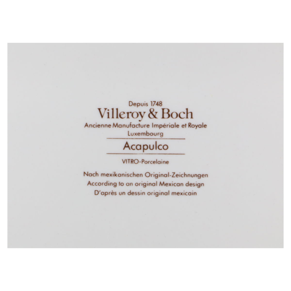 Untertasse für Suppe / Milchkaffee Volldekor