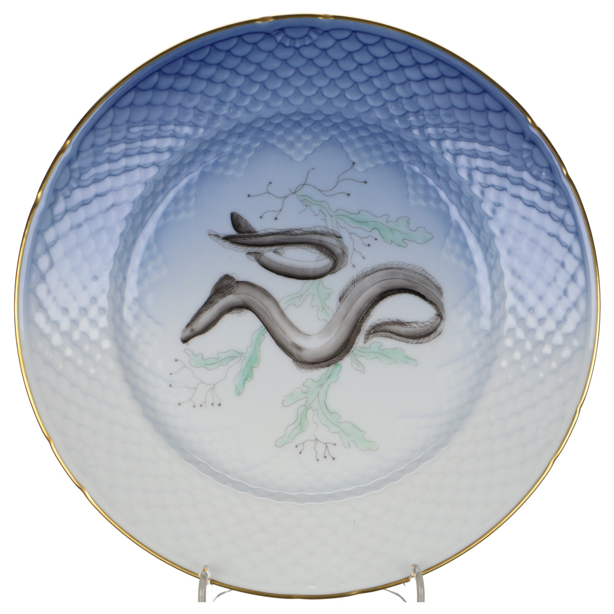 Speiseteller klein Fischmotiv 8.Aal