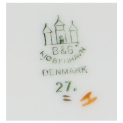 Kuchenteller klein Modell 28 A Blüte Lila Gelb