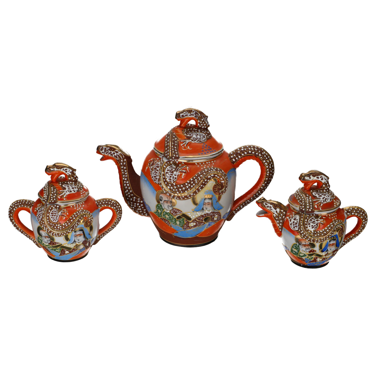 Teeservice für 4 Pers. plus mit Geisha am Tassenboden